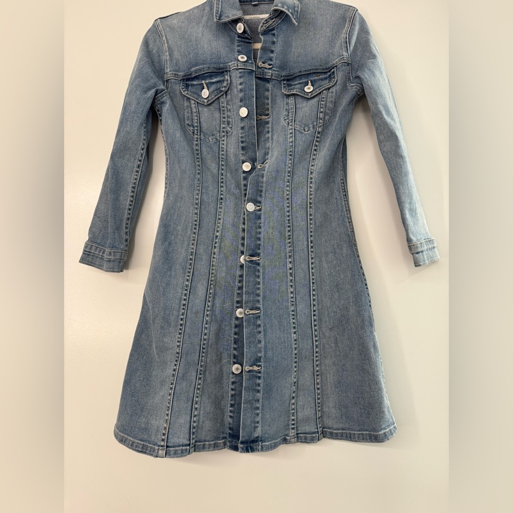 Tularosa stretch denim dress size XS